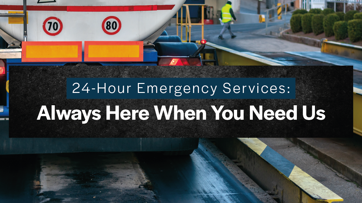 24-Hour Emergency Scale Services